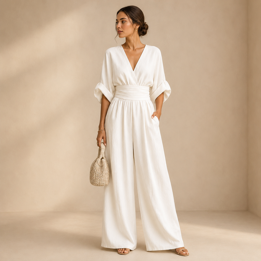 Isabelle | Elegant Wide-Leg Jumpsuit