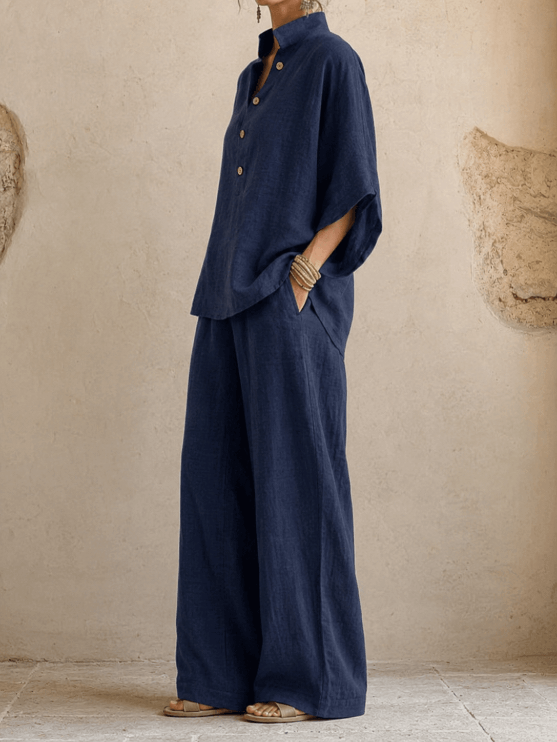 Maribel | Relaxed Wide-Leg Two-Piece Set