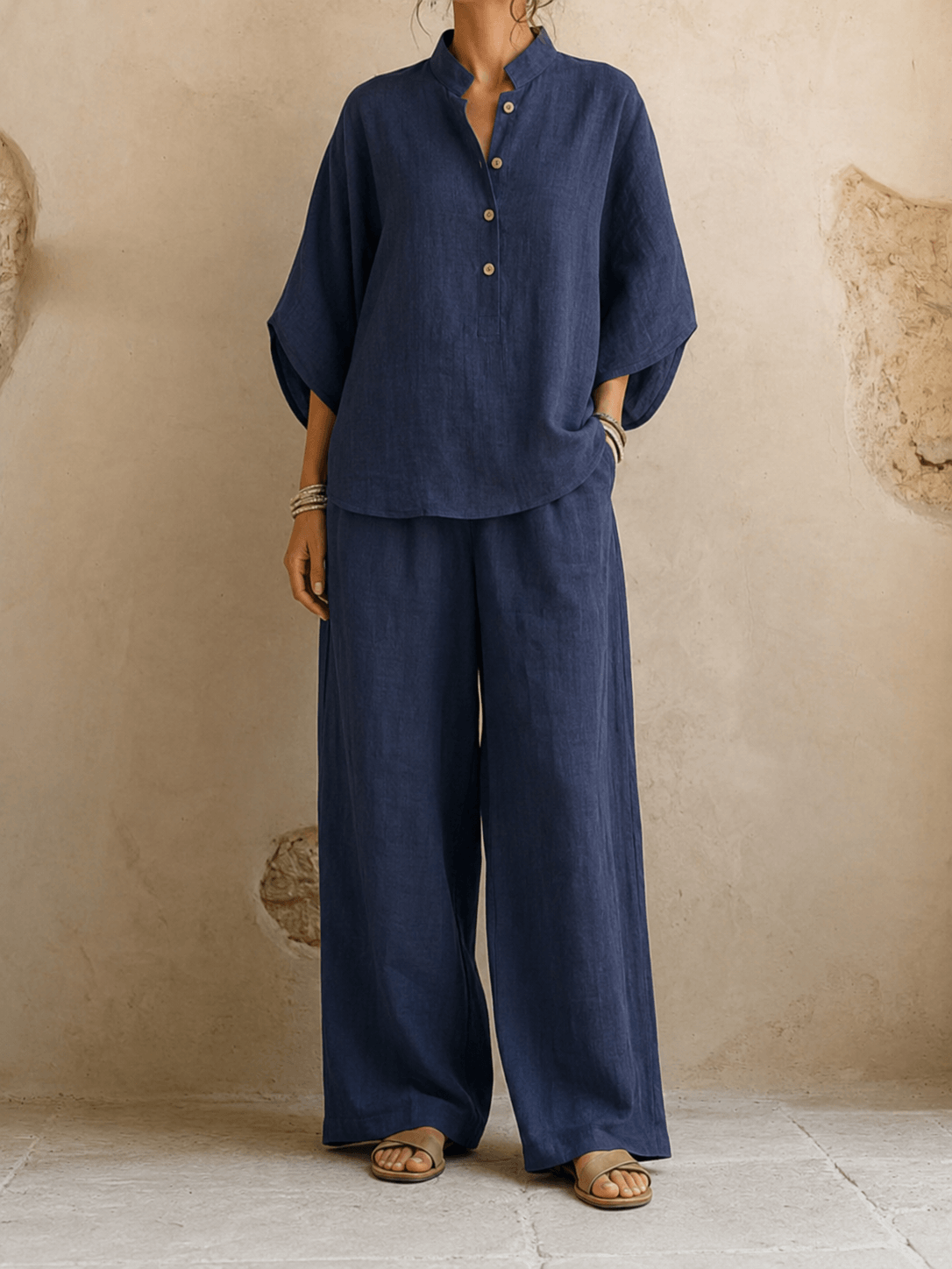Maribel | Relaxed Wide-Leg Two-Piece Set