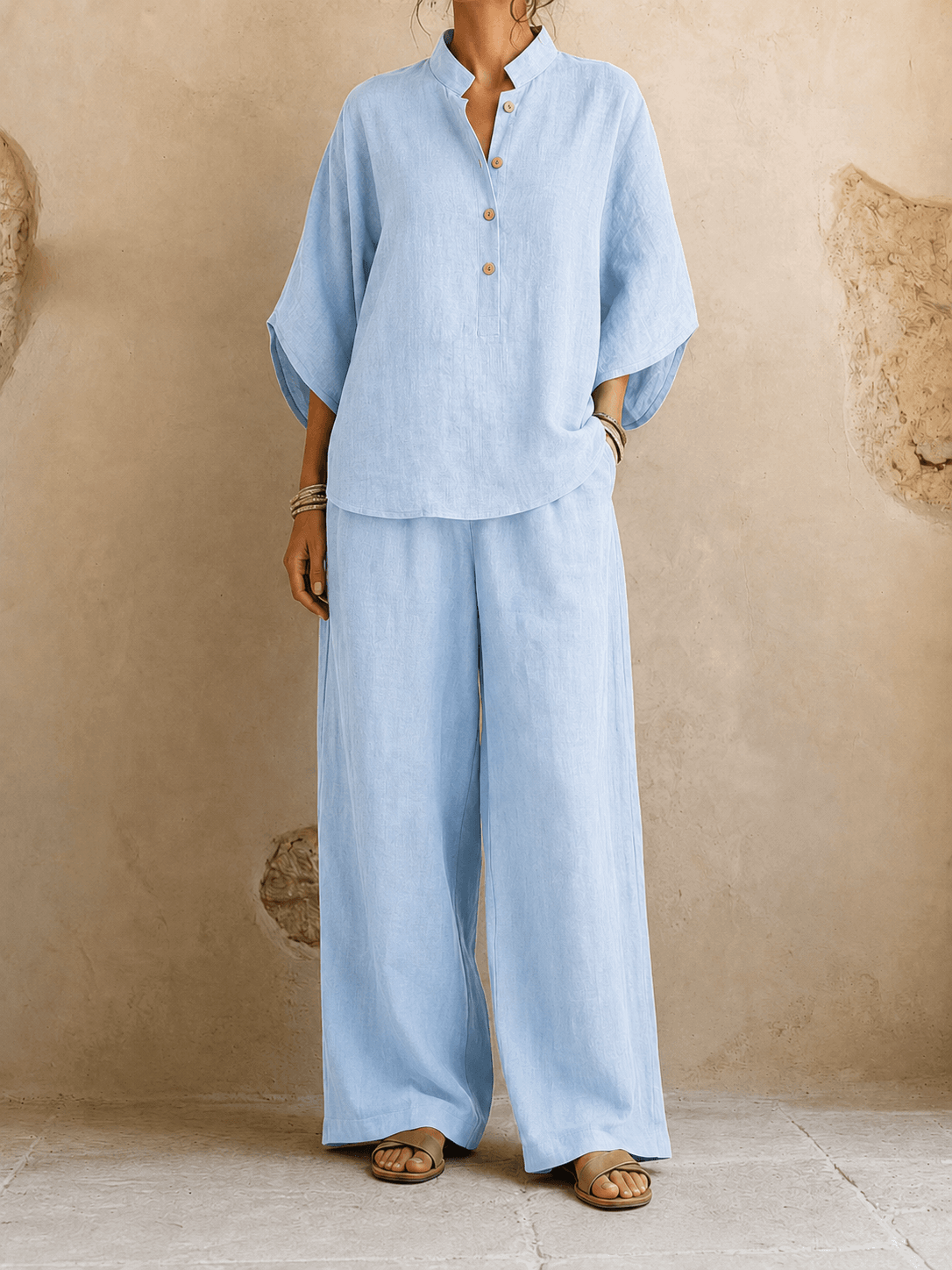 Maribel | Relaxed Wide-Leg Two-Piece Set