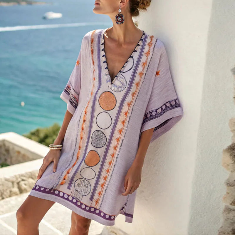 Vera - Elegant & Comfortable Strand Dress for Effortless Beach Style