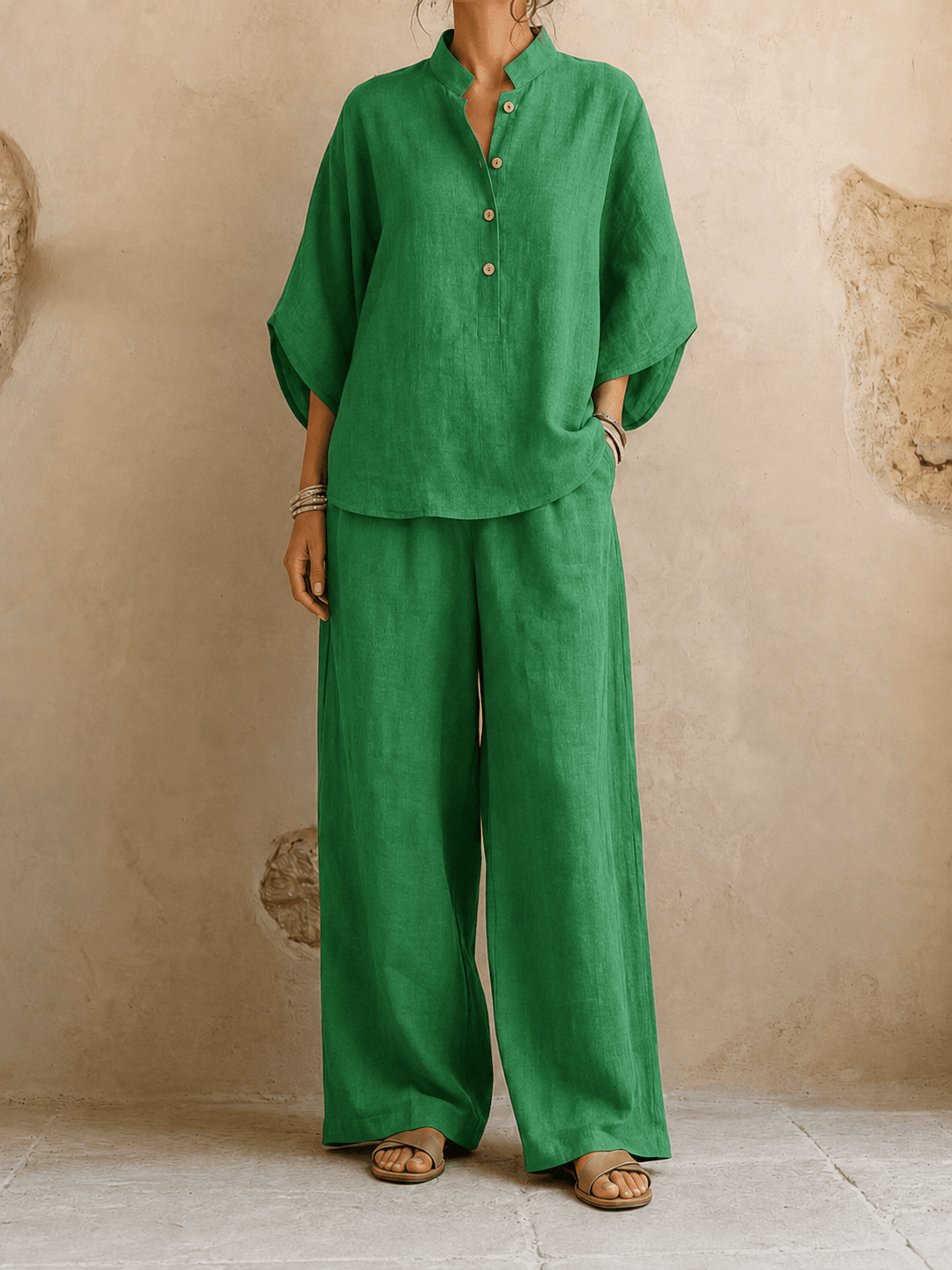 Maribel | Relaxed Wide-Leg Two-Piece Set