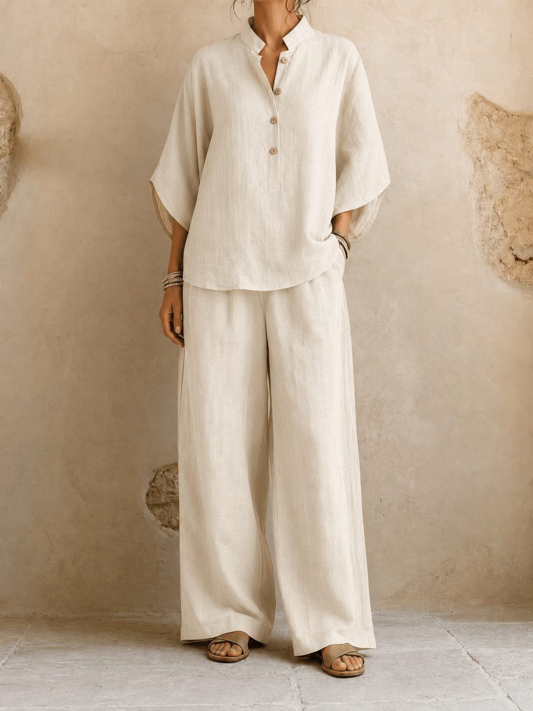 Maribel | Relaxed Wide-Leg Two-Piece Set