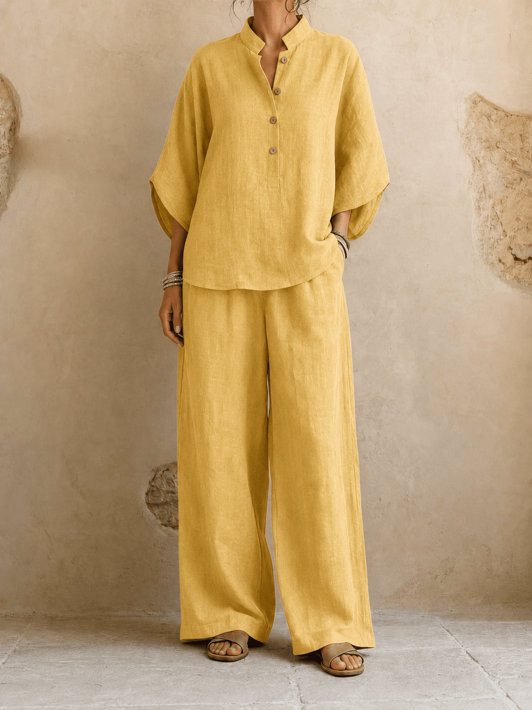 Maribel | Relaxed Wide-Leg Two-Piece Set